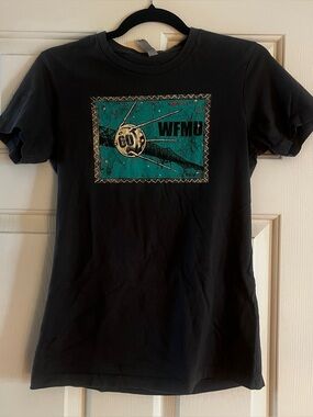 Charcoal Grey WFMU T-Shirt - Women’s Size Medium